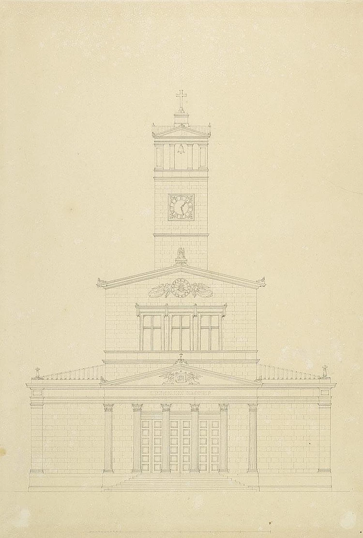 Progetto di una chiesa greca